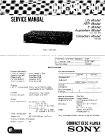 Sony CDP-390 - Service Manual 